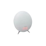 Denver Klockradio med Wake-Up-Light vit