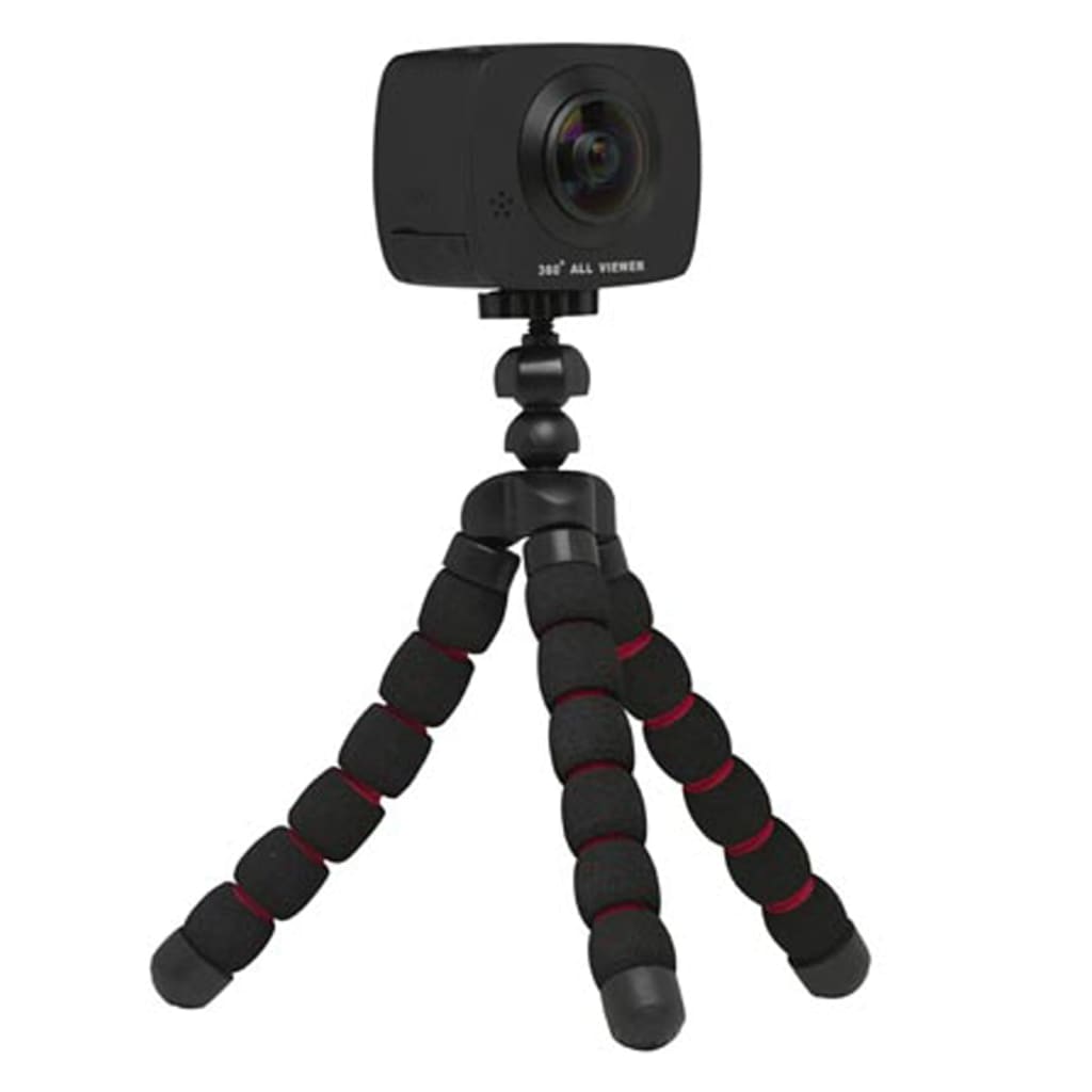 Denver Electronics Videocamera d'Azione Action Cam 360° HD Nera