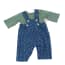 Mini Mommy Tuinbroek Met Shirt 42 46 Cm Blauwgroen 2 Delig mini mommy kopen in de aanbieding
