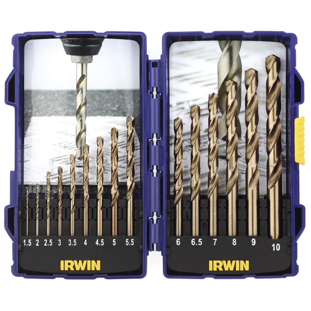 Irwin HSS Cobalt borenset 15-delig 1,5 tot 10mm 10503990