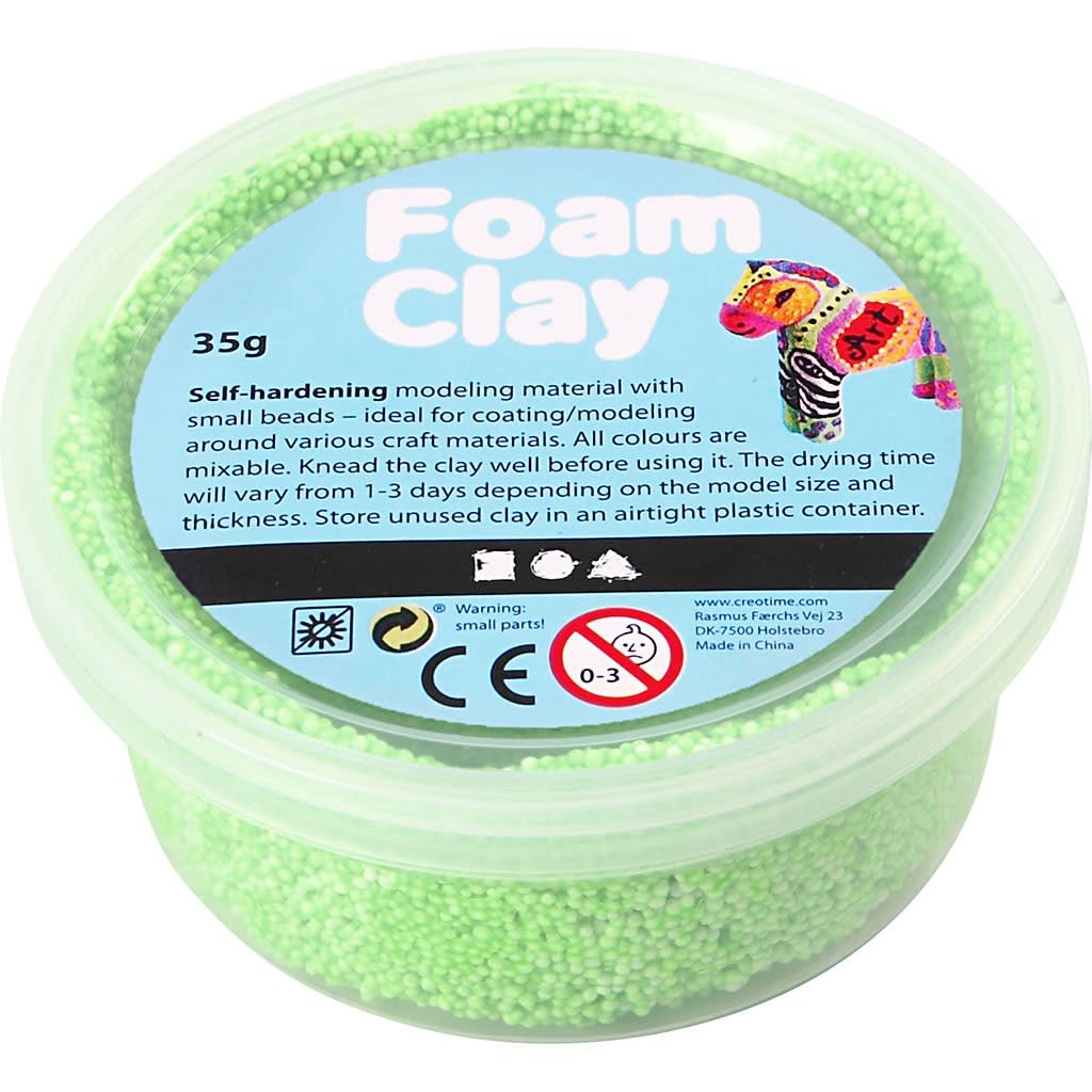 Foam Clay klei Neon groen 35 gram (78927)