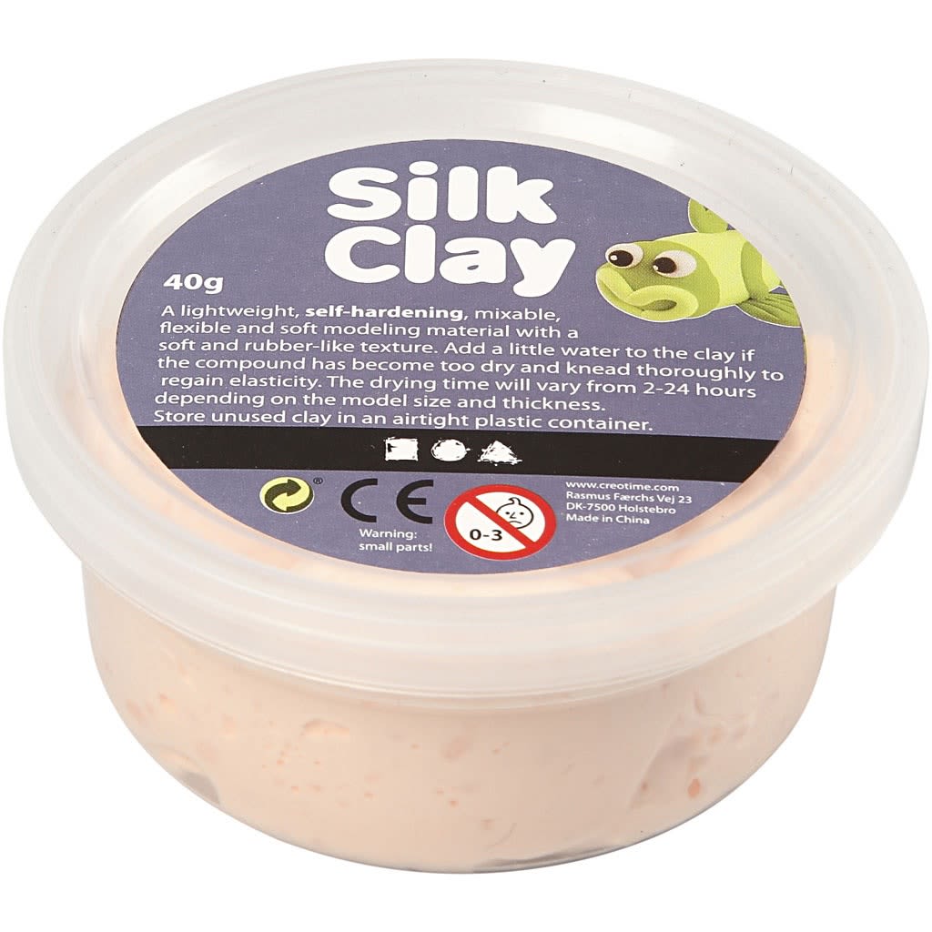Silk Clay klei lichtroze 40 gram (79111)