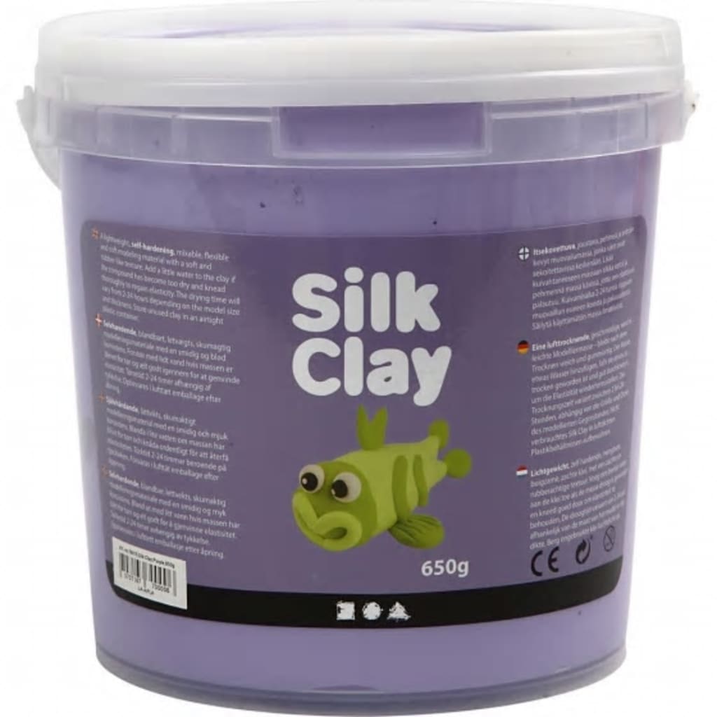 Afbeelding Silk Clay paars boetseermateriaal 650 gr 1 stuk door Vidaxl.nl