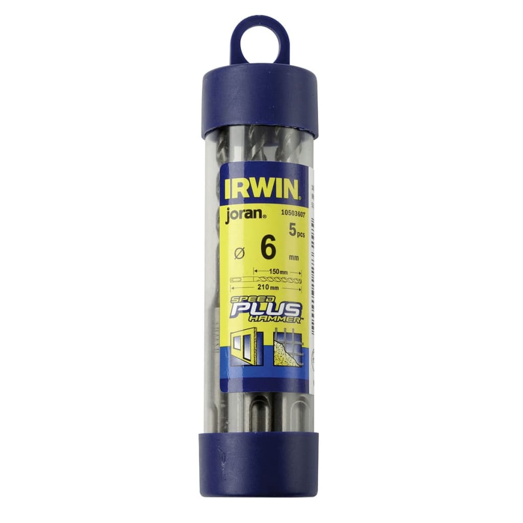 

Irwin SPEEDHAMMER™ Plus boren 6,0 x 210 mm 5 st 10503607