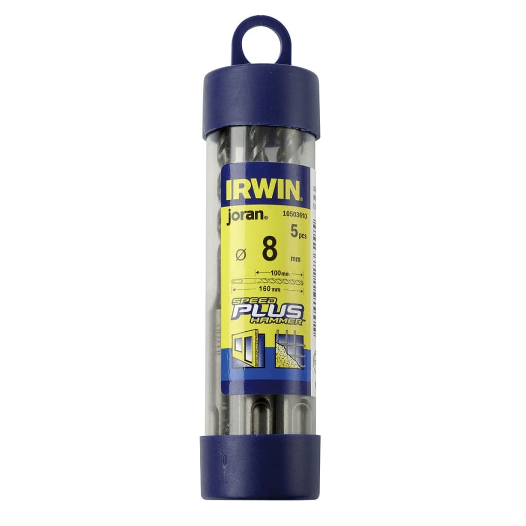 Irwin SPEEDHAMMER™ Plus boren 8,0 x 160 mm 5 st 10503610