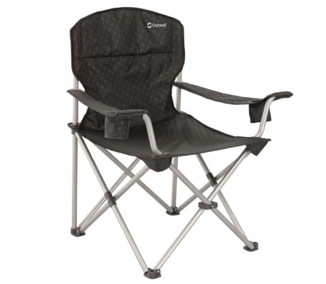 black camping chair