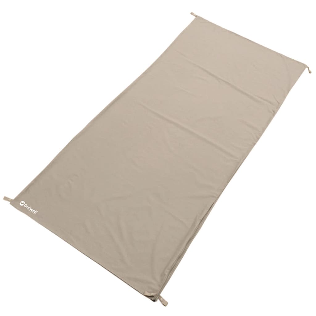 Outwell Slaapzak voering Cotton Liner enkel 185x80 cm beige 230099