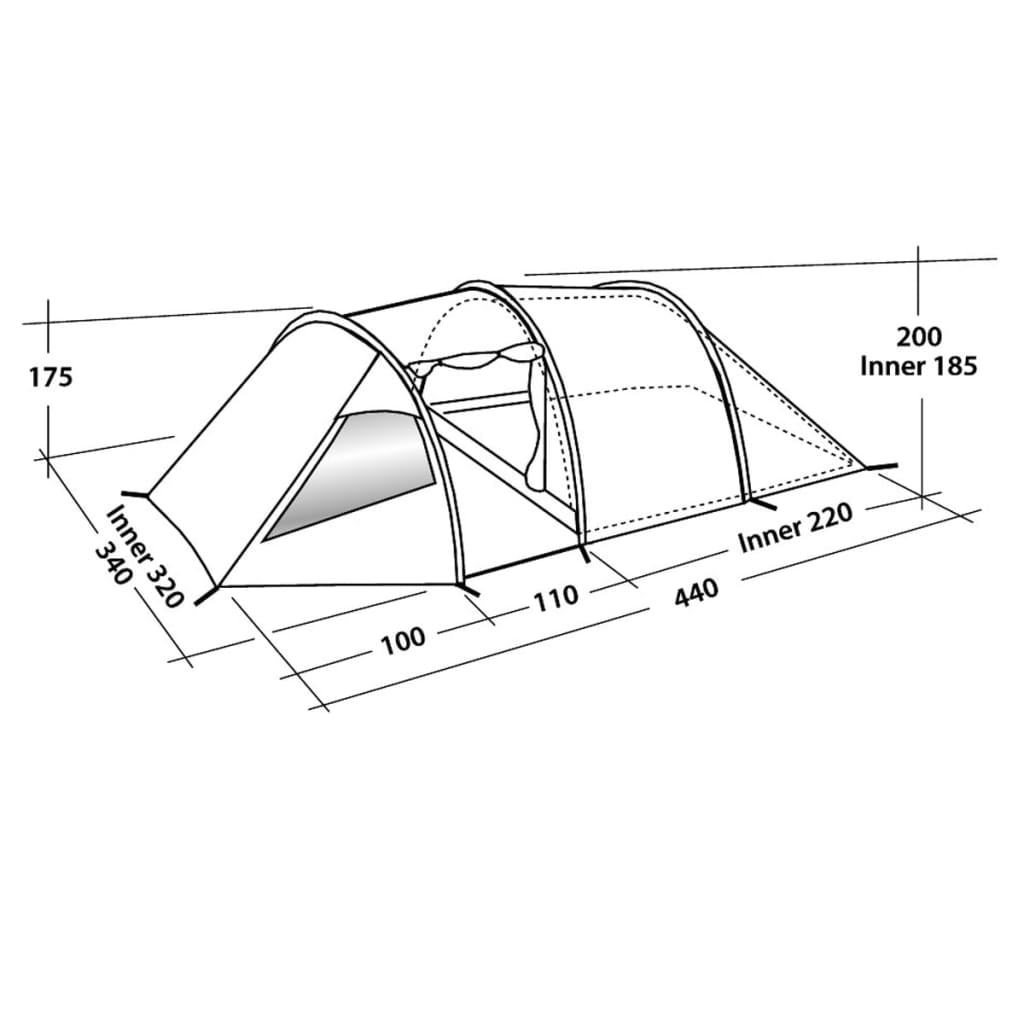 VidaXL - Easy Camp Tornado 500 tent