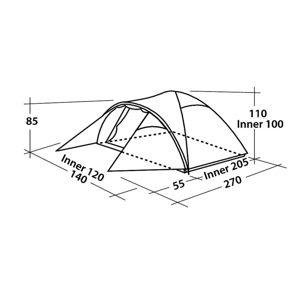 VidaXL - Easy Camp Quasar 200 tent