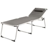 Outwell Tumbona plegable New Foundland XL aluminio gris 410076