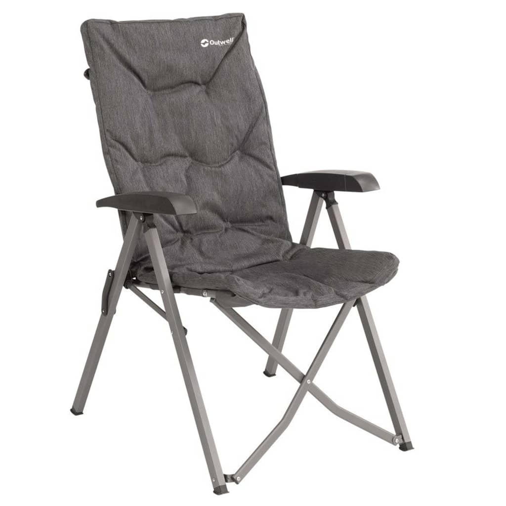 Outwell Folding Camping Chair Yellowstone Lake Grey vidaXL
