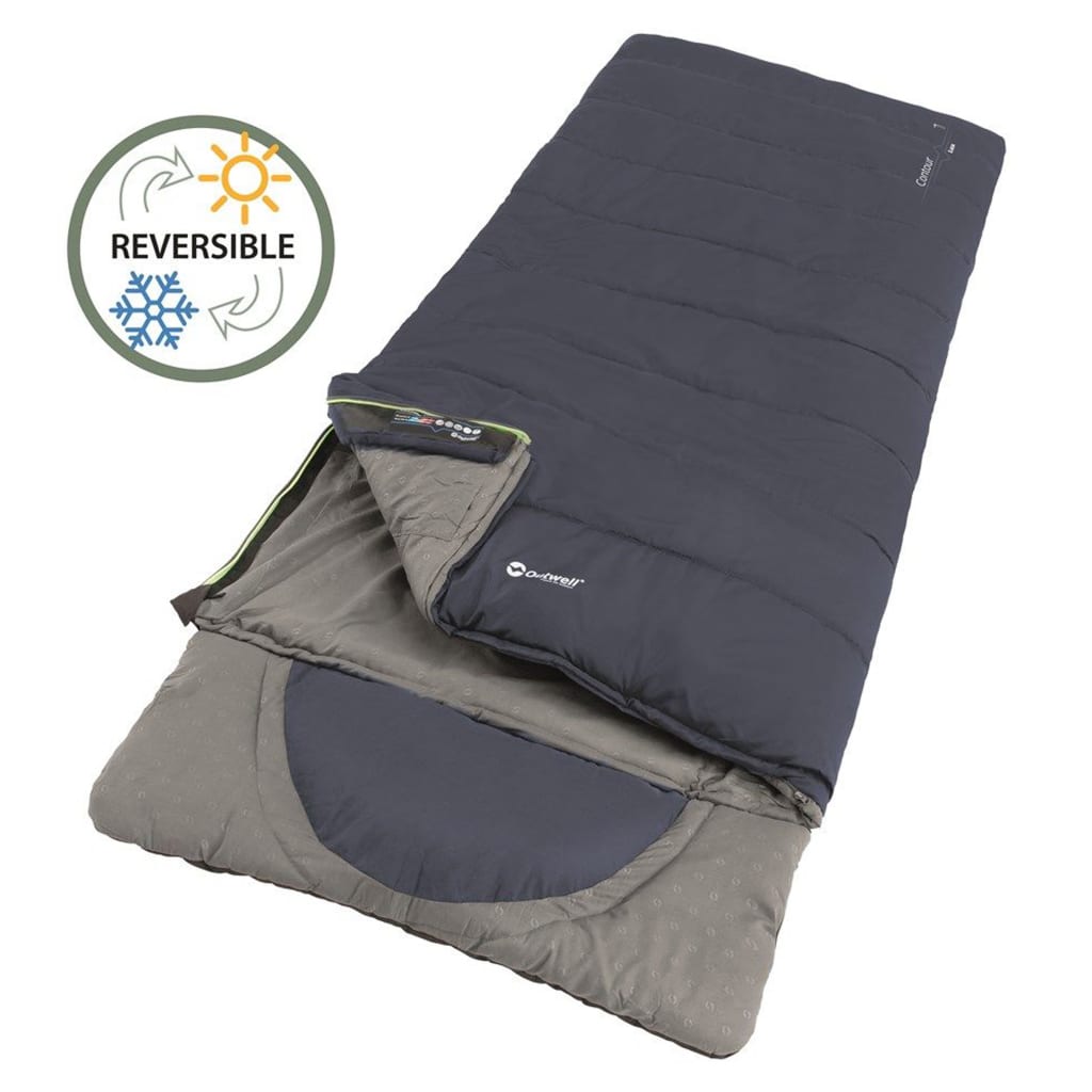 

Outwell Slaapzak Contour Lux rits links diepblauw