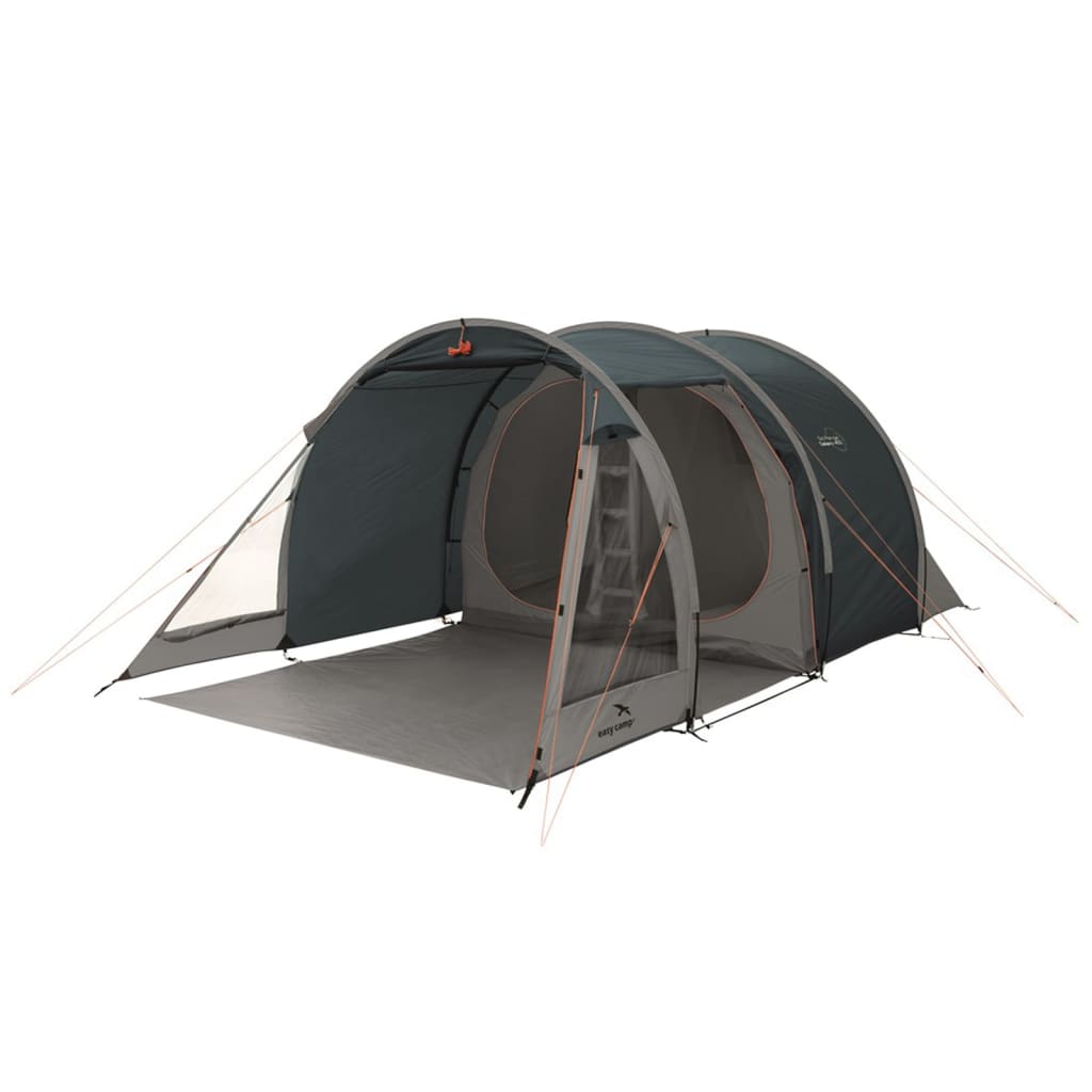 Easy Camp Tunnelzelt Galaxy 400 4 Personen Stahlgrau und Blau