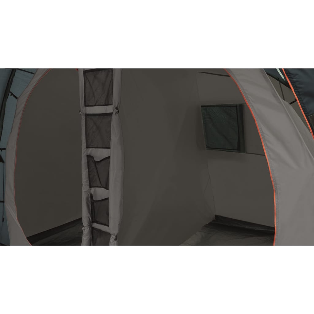 Easy Camp Tunneltent 4-persoons Galaxy 400 staalgrijs en blauw afbeelding