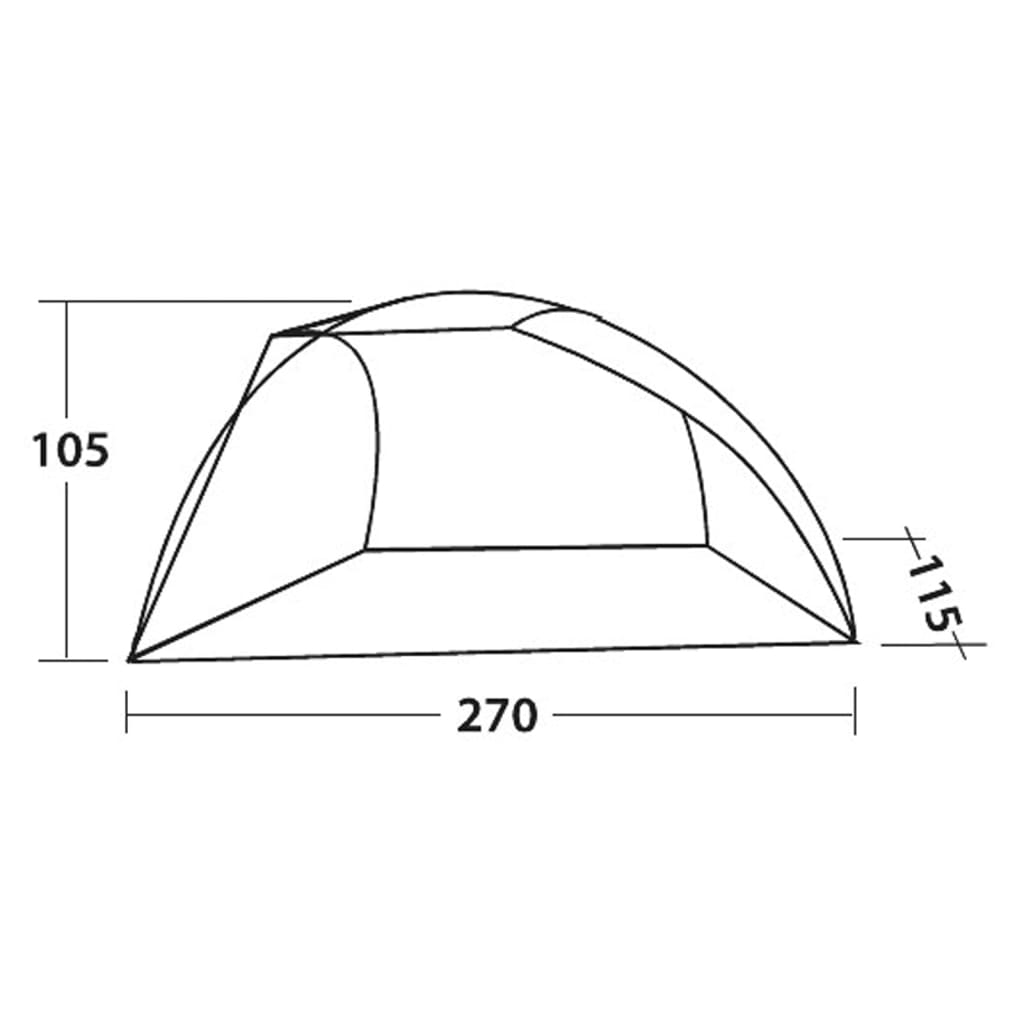 Easy Camp Strandtent Beach grijs en zandkleurig afbeelding