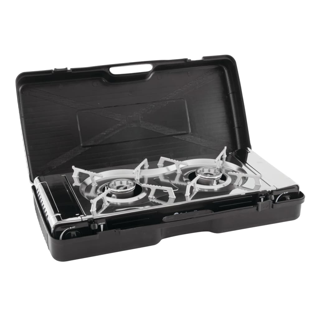 Outwell Réchaud à gaz portable de camping Appetizer Maxi 2 brûleurs