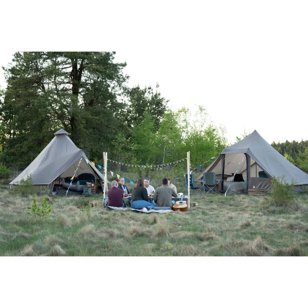 Easy Camp Hyttetelt Moonlight 10 personer grå - Camping | Telt