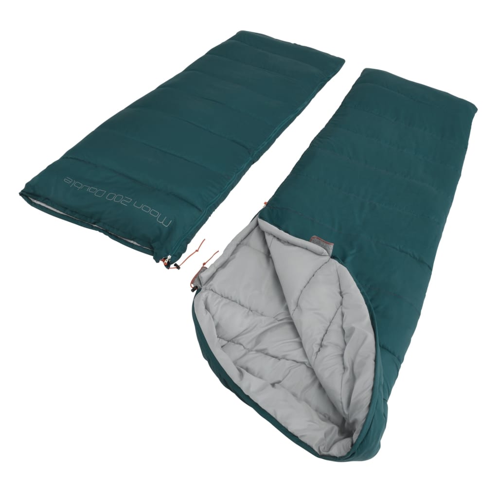 Easy Camp Saco de dormir doble Moon 200 verde azulado