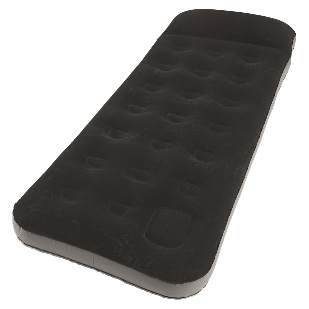 Outwell Air Mattress Classic Single with Pillow Pump Black Grey vidaXL.ie