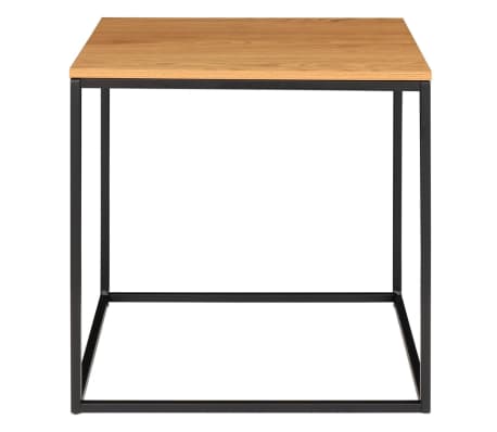 House Nordic Side Table Avery Oak and Black
