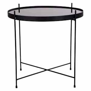 House Nordic Salongbord Scarlett 48x48 cm svart