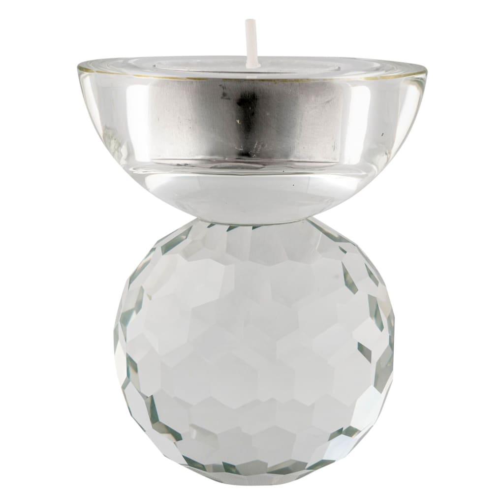Burano Candle Holder - Candle holder in clear glass