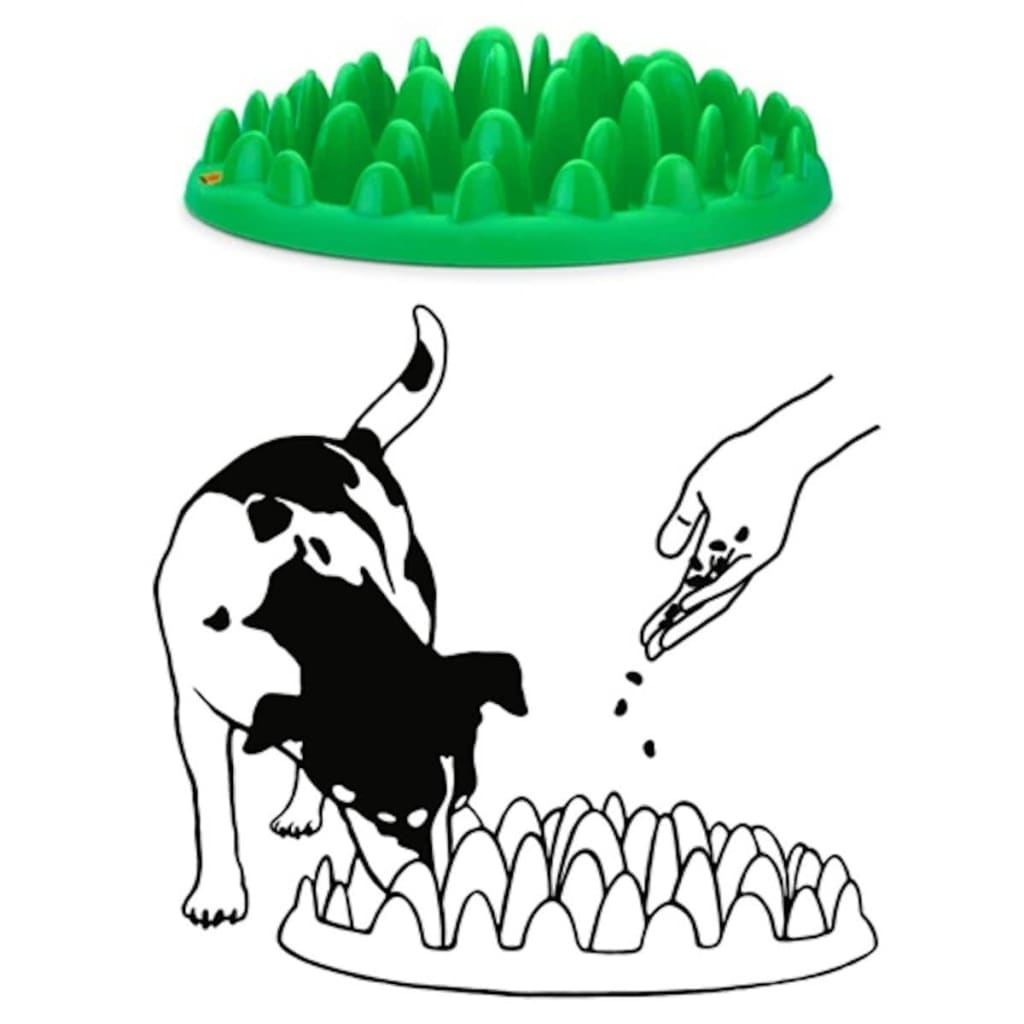 

Northmate Slow feeder voor honden 40x30x10 cm groen 44079