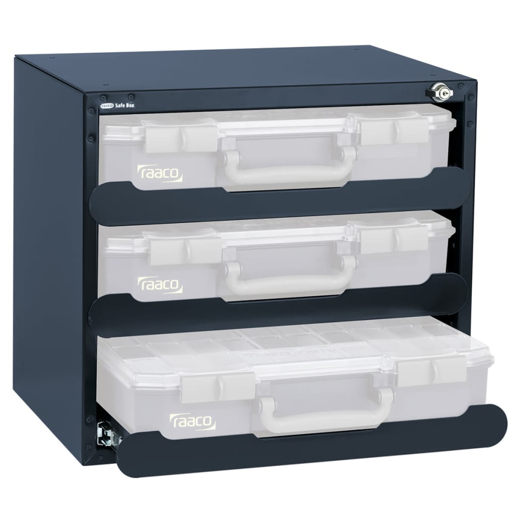

Raaco assortimentsdoos Safe Box incl. 3 CarryLite 80 dozen 136389