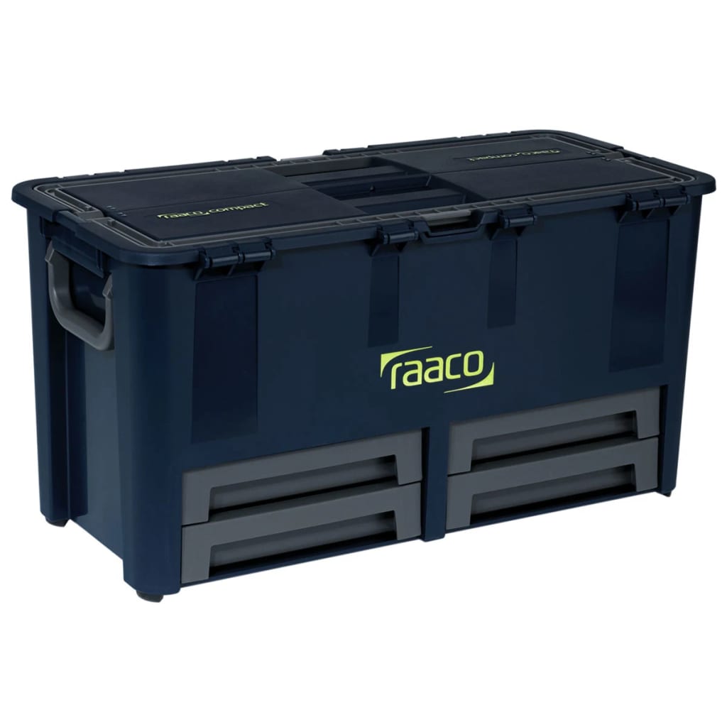 

Raaco gereedschapskist Compact 62 met 10 inzetbakjes 136624