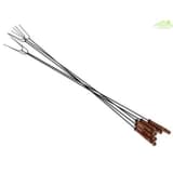 Lot de 10 Fourches pour barbecue et grillade 100cm