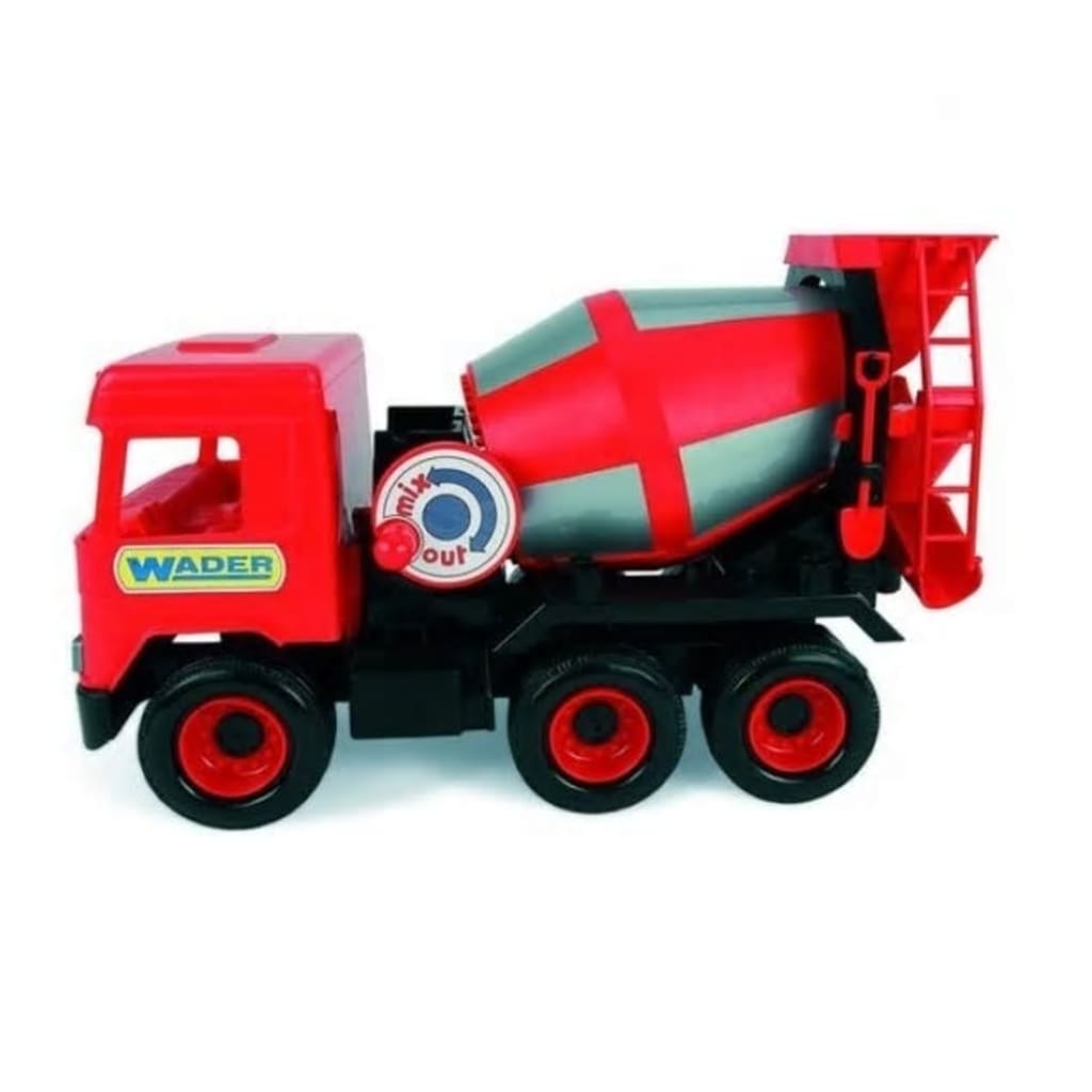 Afbeelding Wader speelgoed Betonwagen rood 43 cm door Vidaxl.nl