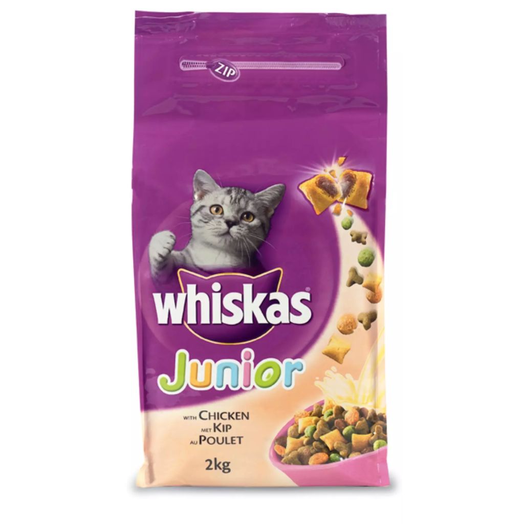 Afbeelding Whiskas Brokjes Junior Kip kattenvoer 1.9 kg door Vidaxl.nl