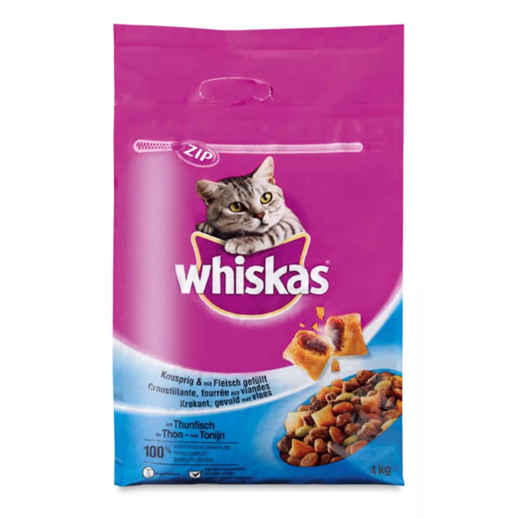 Afbeelding Whiskas Brokjes +1 Tonijn kattenvoer 3.8 kg door Vidaxl.nl