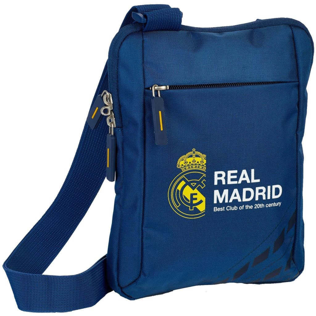Real Madrid schoudertas blauw luxe 1,5 l