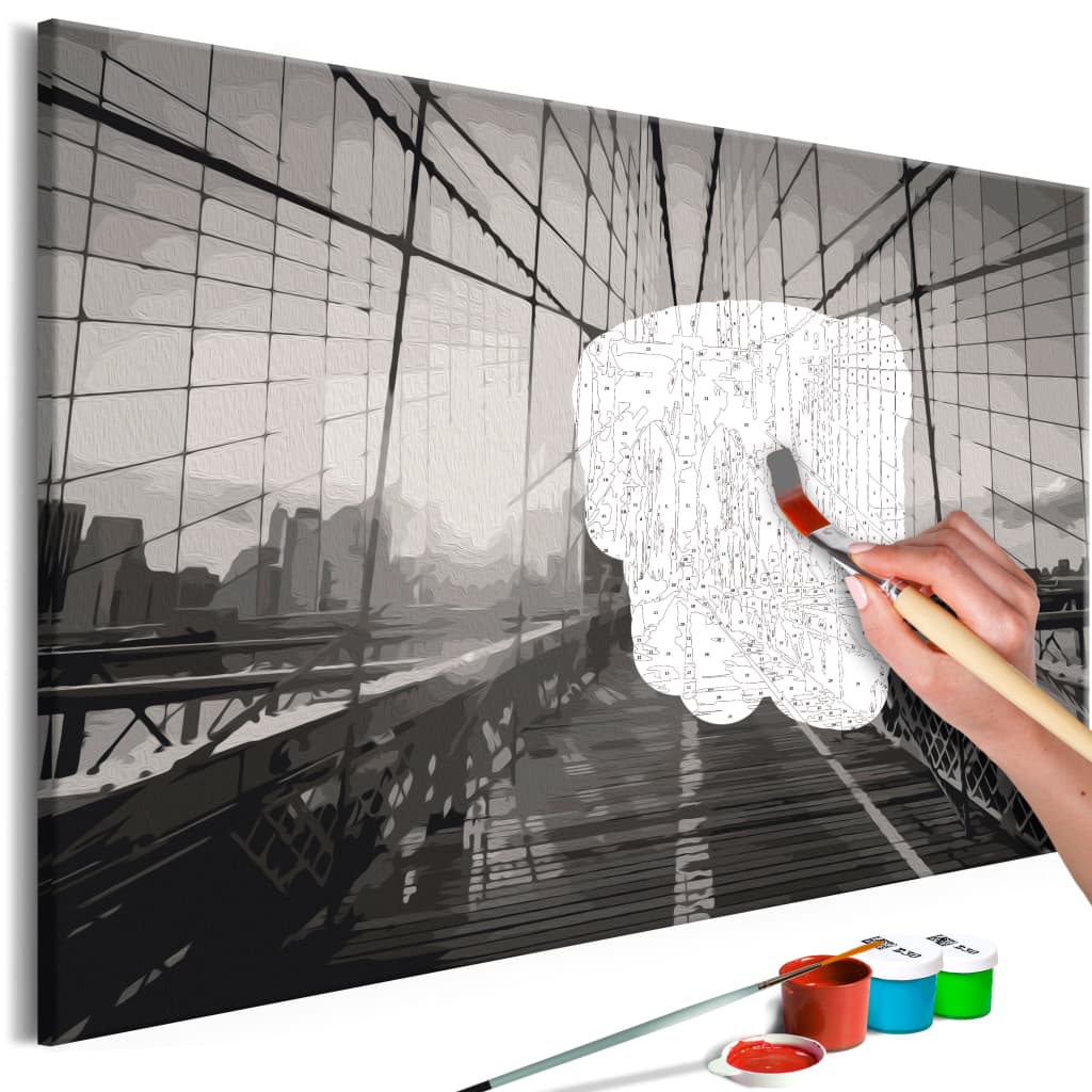 Overig Artgeist Doe-het-zelf op canvas schilderen - New York Bridge 60x40