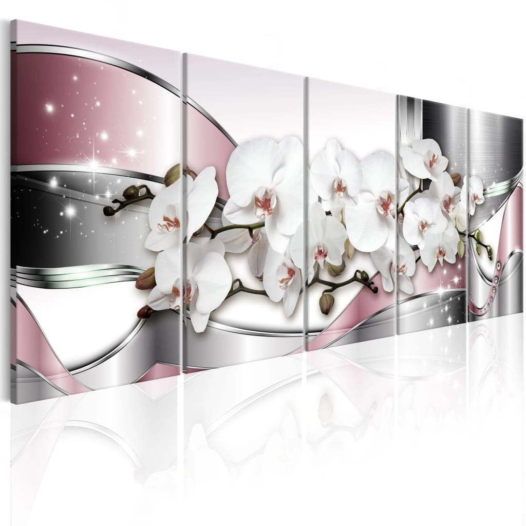 Overig Artgeist Schilderij - Shiny Orchids 200x80 200x80 - Artgeist