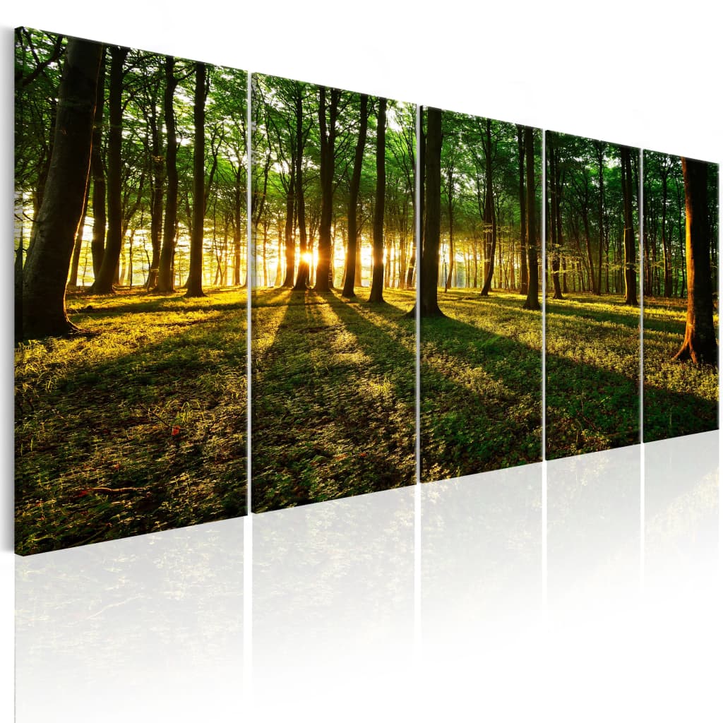 Afbeelding Overig Artgeist Schilderij - Shade of Trees I 225x90 225x90 - Artgeist door Vidaxl.nl