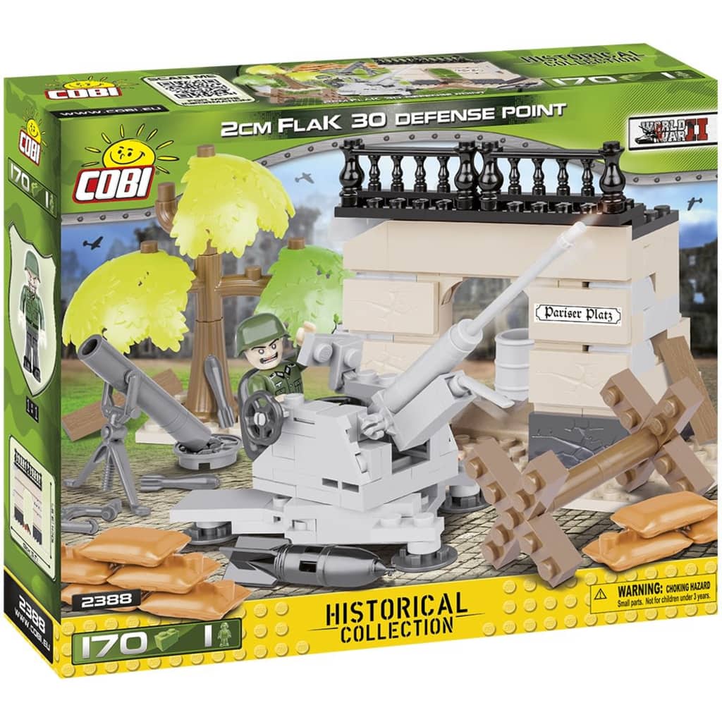 Afbeelding Cobi bouwset Historical collection Flank 30 defense 171-delig door Vidaxl.nl