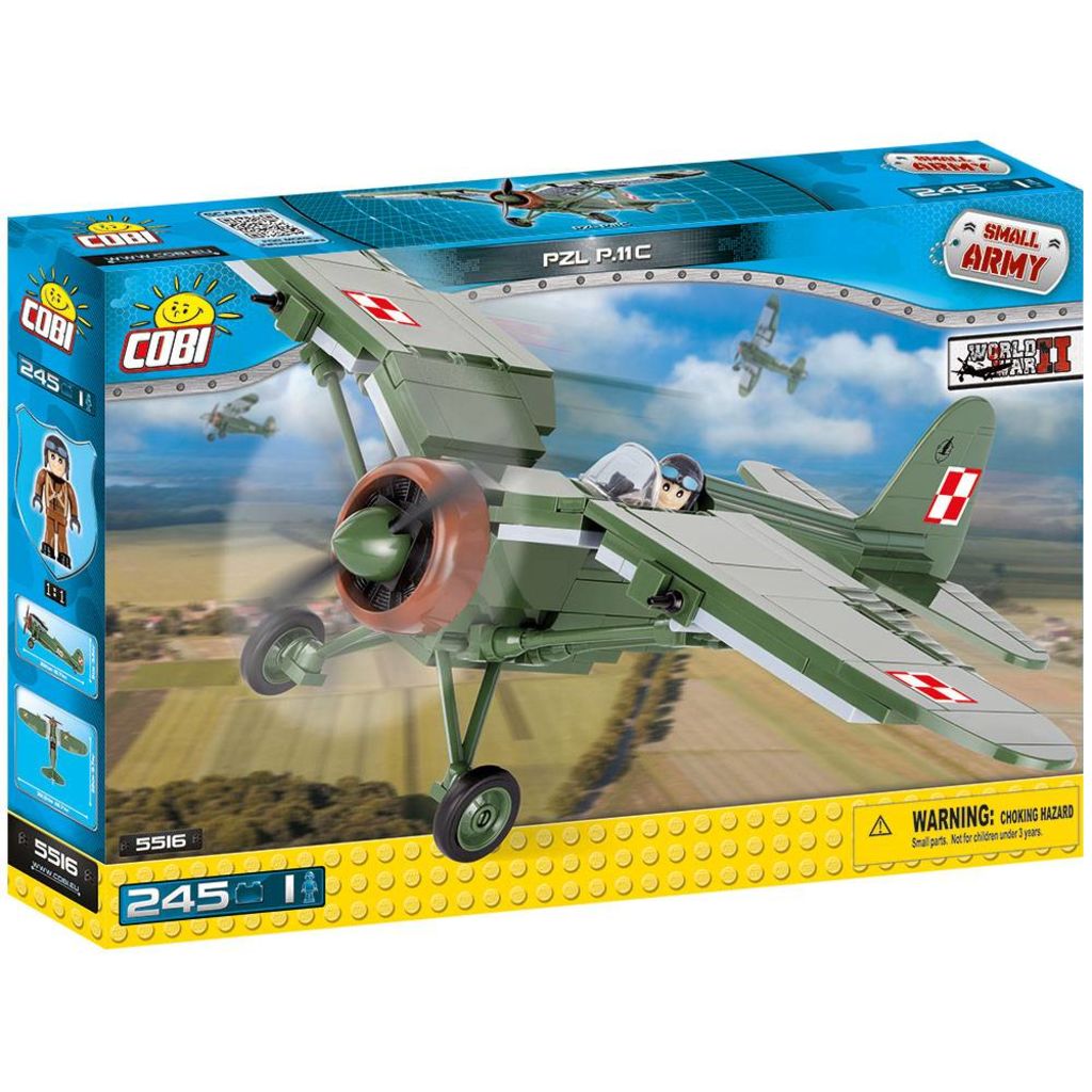 Afbeelding Cobi Small Army WW2 - PZL P.11C (5516) door Vidaxl.nl