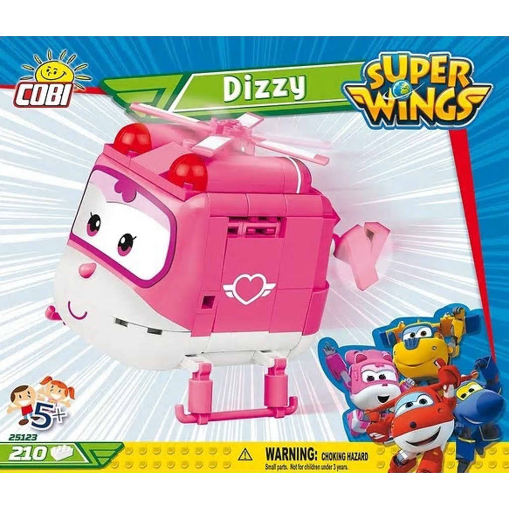 Afbeelding Cobi Super Wings bouwpakket Dizzy roze/wit 210-delig (25123) door Vidaxl.nl