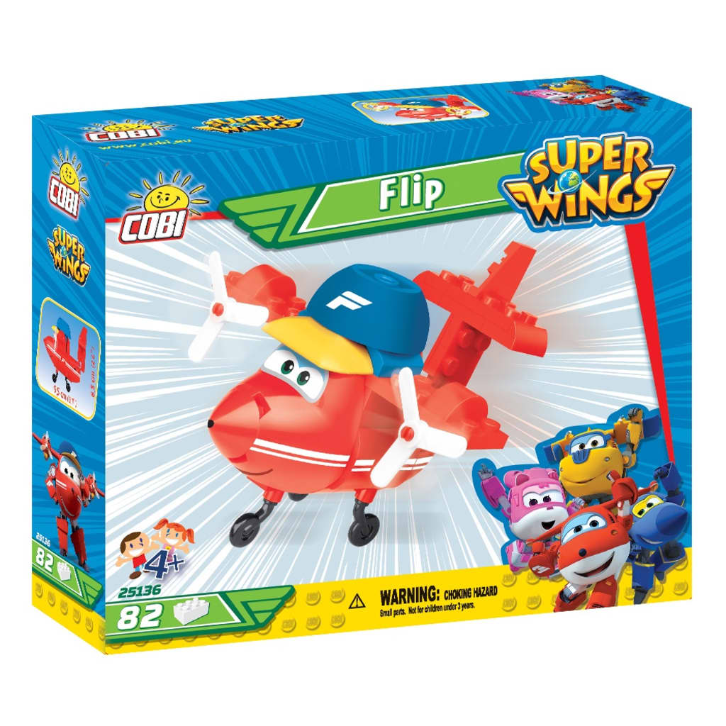 Cobi Super Wings bouwpakket Flip 82-delig 25136