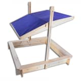 bac à sable réglable en bois