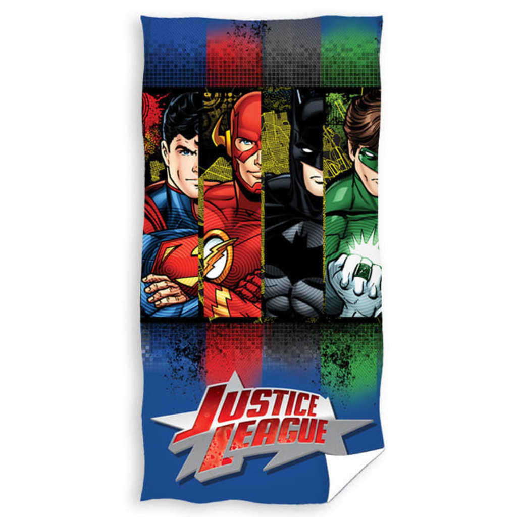 DC Comics Justice League strandlaken - 100% katoen - 70x140 cm - Multi