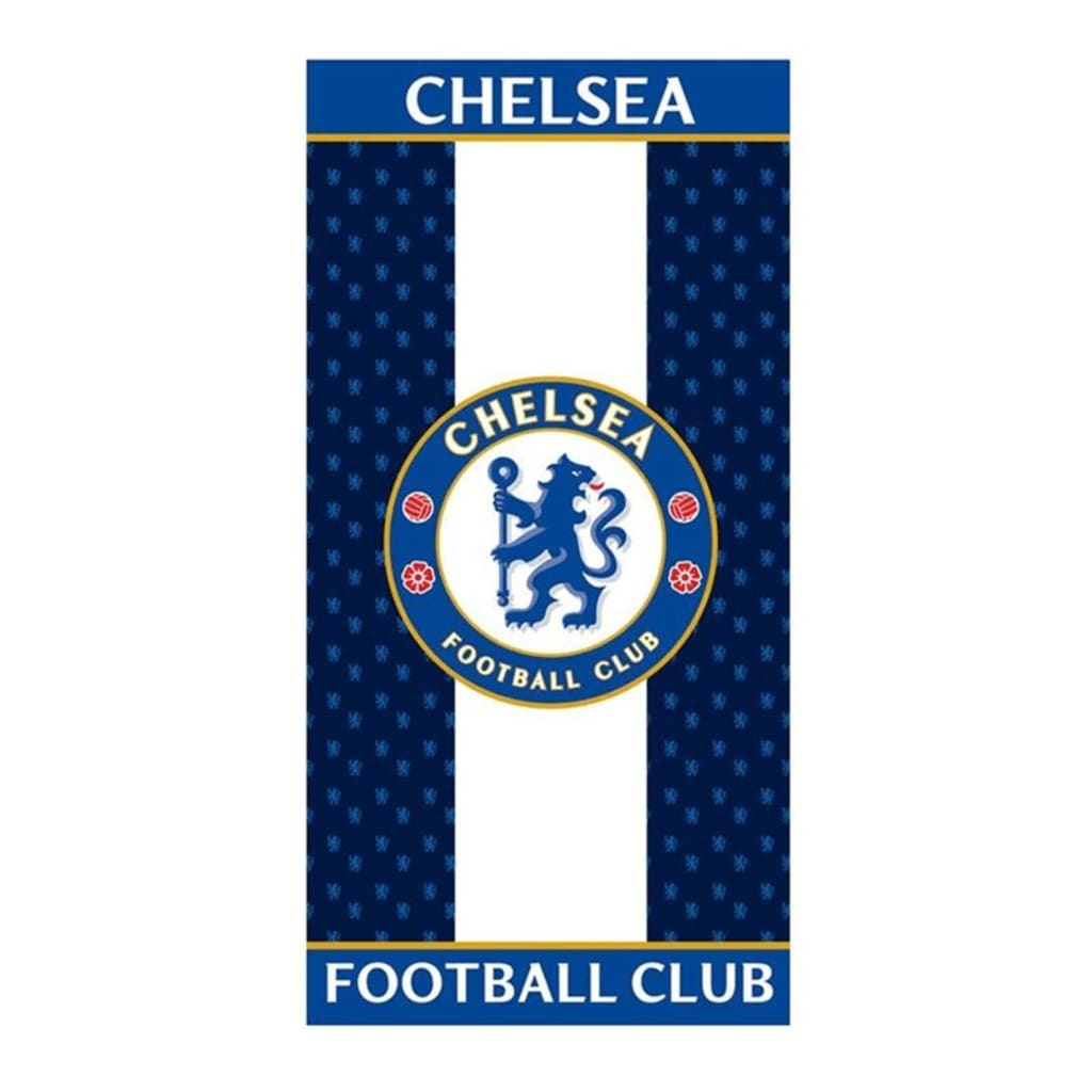 Afbeelding Chelsea FC strandlaken - 100% katoen - 70x140 cm - Blauw door Vidaxl.nl
