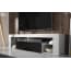 Selsey Tv Meubel Tv Kast Hugo Incl Led Body Wit Mat Front Hoogglans Zwart selsey kopen in de aanbieding