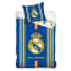 Real Madrid Dekbedovertrek Met Logo 140 X 200 Cm Blauwgeel real madrid kopen in de aanbieding