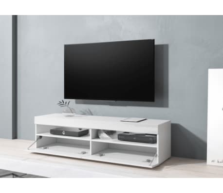 TV-Möbel TV-Möbel Kubrick 140 cm Korpus weiß Front weiß hochglanz TV-Möbel TV-Möbel Kubrick 140 cm Korpus weiß Front weiß hochglanz