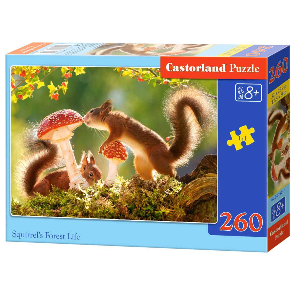 Castorland legpuzzel Squirrel's Forest Life 260 stukjes