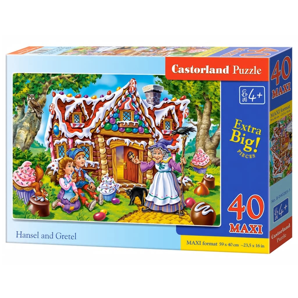 Castorland legpuzzel Hansel and Gretel 40 maxi stukjes