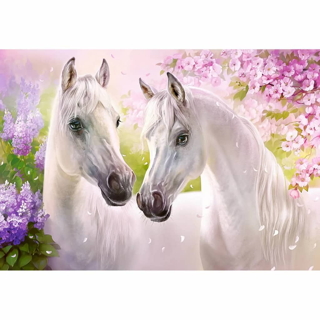 Castorland legpuzzel Romantic Horses 1000 stukjes